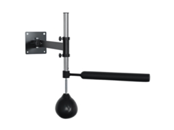 Speed Bag A Parete Per Boxe E Mma Ad Altezza Regolabile Con Asta, Pera Veloce Boxe In Acciaio E Pu, Per Casa, Palestra, Allenamento, 79x72x20 Cm, Nero