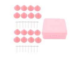 Juego De 16 Alfileres Para Edredones, Reutilizables, Con Desbloqueo Con Una Sola Llave Para Edredones, Cojines, Cortinas, Color Rosa