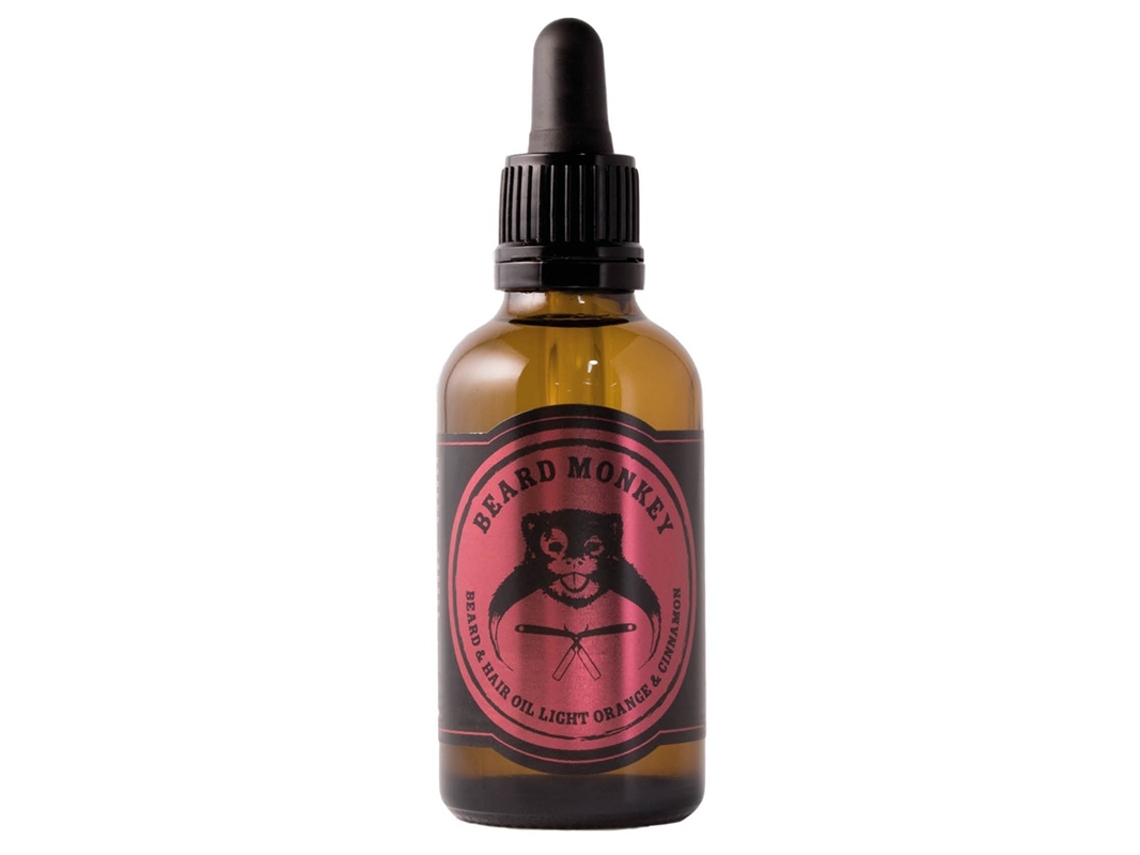 Beard Monkey Beard & Hair Oil Light Orange & Cinnamon 50ml