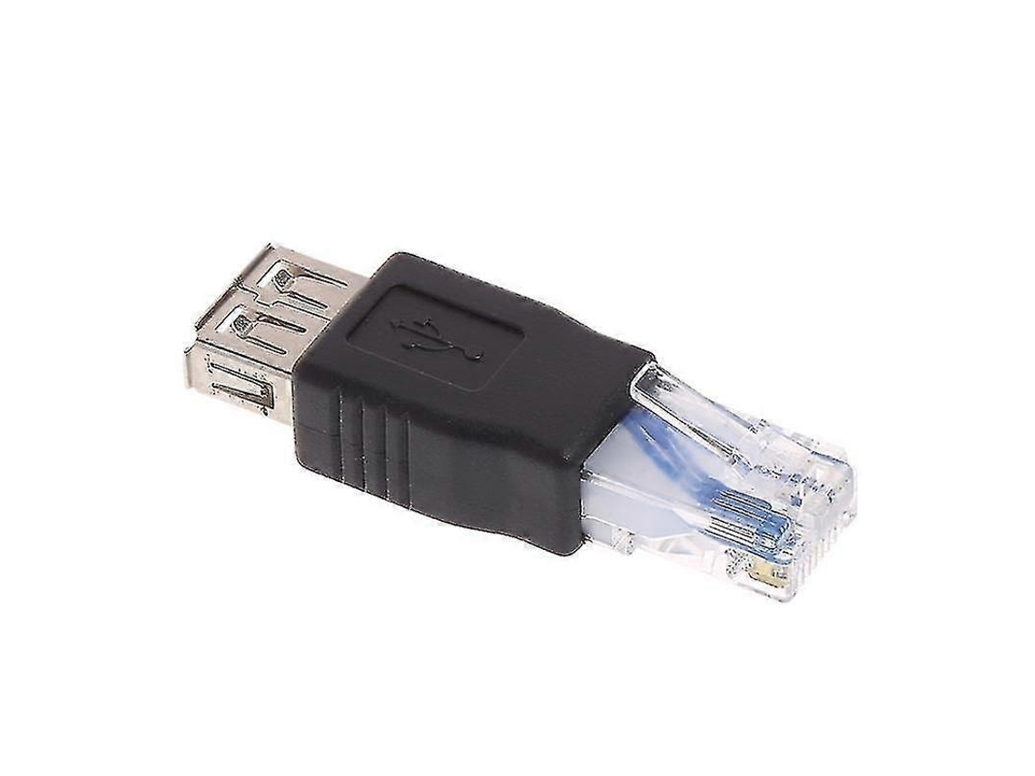 Adaptador Usb Para Ethernet Rj45 - Conector Fêmea Macho-aquaforge