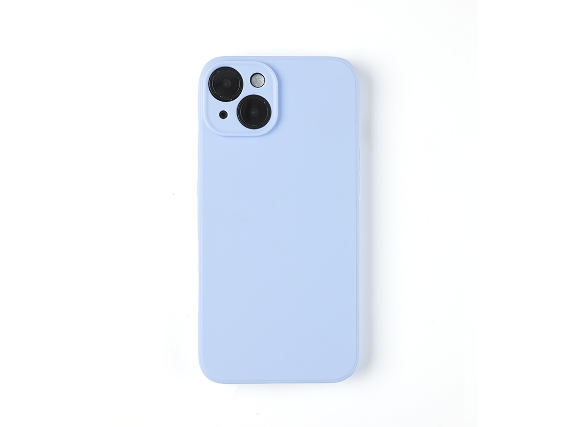 Conjunto De 2 Capas Para Iphone 17 Pro Max Em Silicone Fosco Roxo Claro.