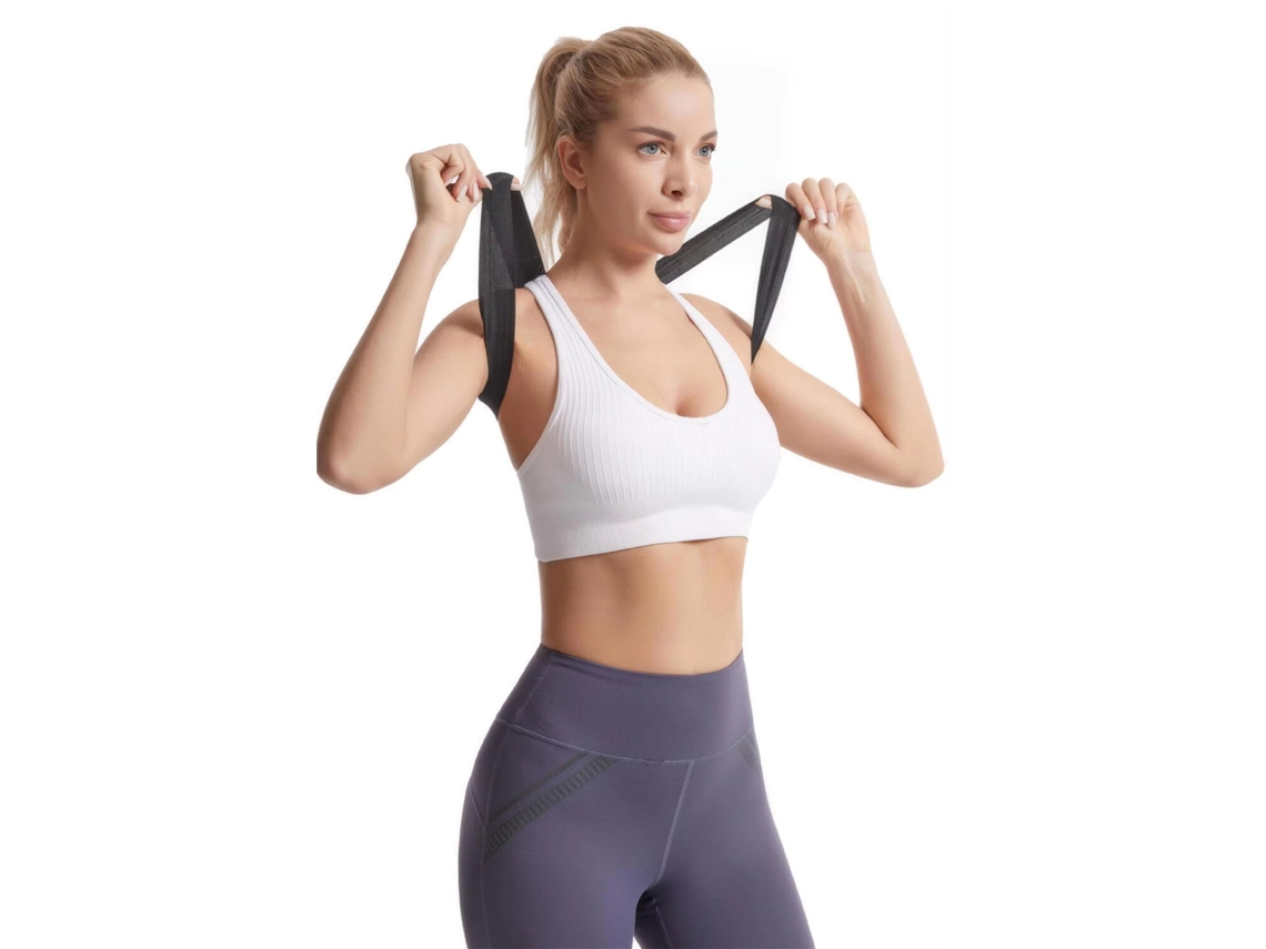 Kaload Cinto Correção Postural Fino Alta Elasticidade Ajustável Suporte Lombar Dorsal Sentar Pé Esportes Correr Adultos Crianças