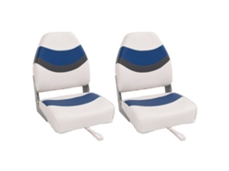Vidaxl Assentos De Barco Dobráveis Com Encosto Alto 2 Pcs 44x38x55 Cm