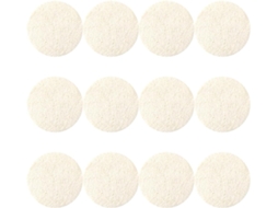 Conjunto De 12 Esponjas De Bucha Vegetais Laváveis E Esfoliantes Faciais Para Sua Rotina Diária.
