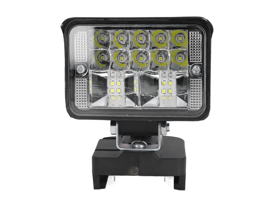 Lanterna De Trabalho Led Portátil Recarregável 18v 8w 2400lm Lítio Luz De Inundação Sem Fio Para Acampamento Outdoor