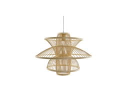 Candeeiro de Teto Dkd Home Decor Bambu 50 X 50 X 37 Cm