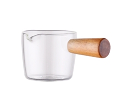 EIOORORRIY Jarras De Vidro Para Creme Mini Jarra Para Molho Leite Café Com Alça