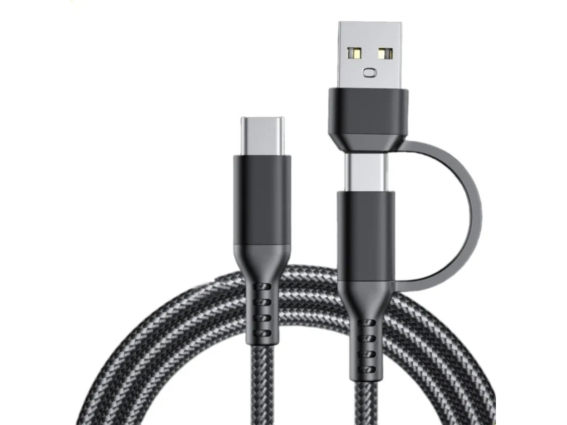Cabo Usb De Carregamento E Dados, Para Dispositivos Eletrônicos, Com C