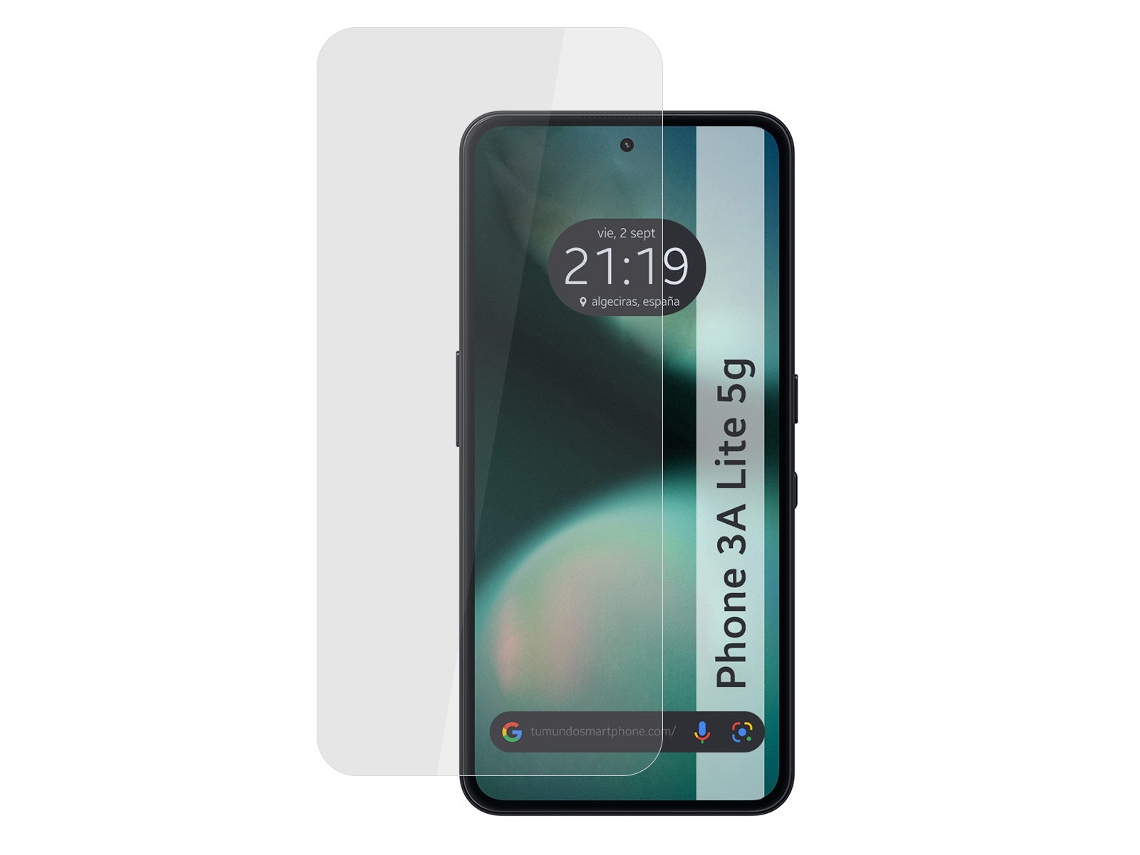 Película Tumundosmartphone Protetora De Ecrã De Vidro Temperado Para Nothing Phone 3a Lite 5g