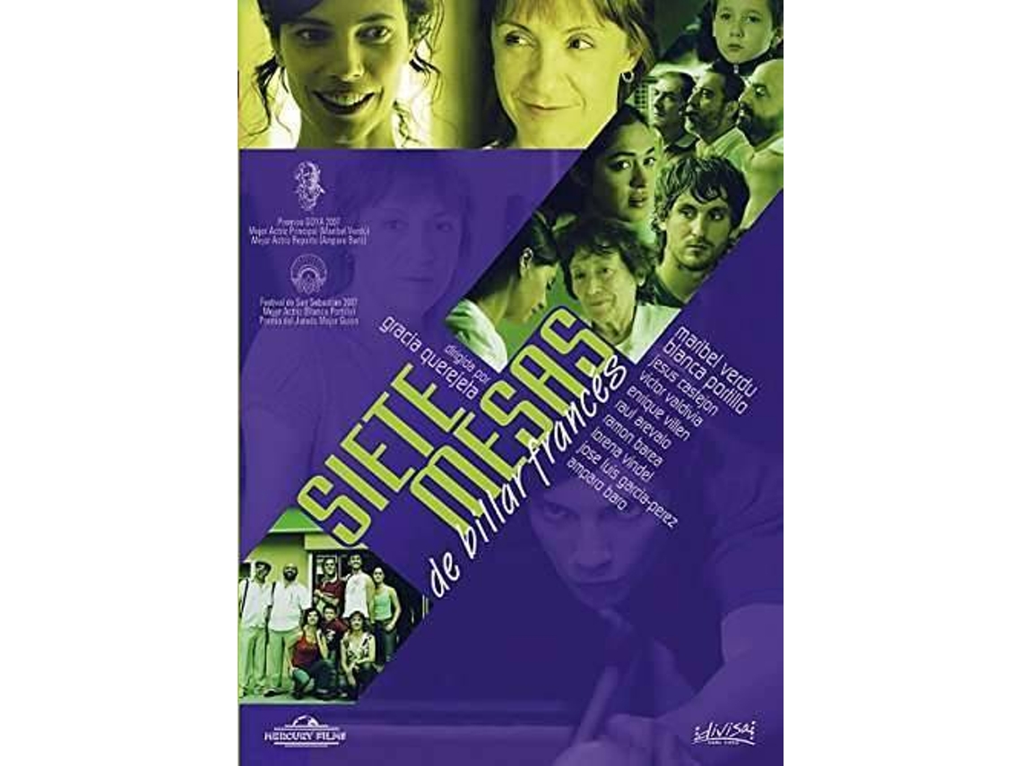 DVD 7 Mesas De Billar Francés (Edição em Espanhol)