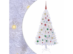 Conjunto 1 Decoração De Natal Vidaxl Branco Pvc (150 Cm)