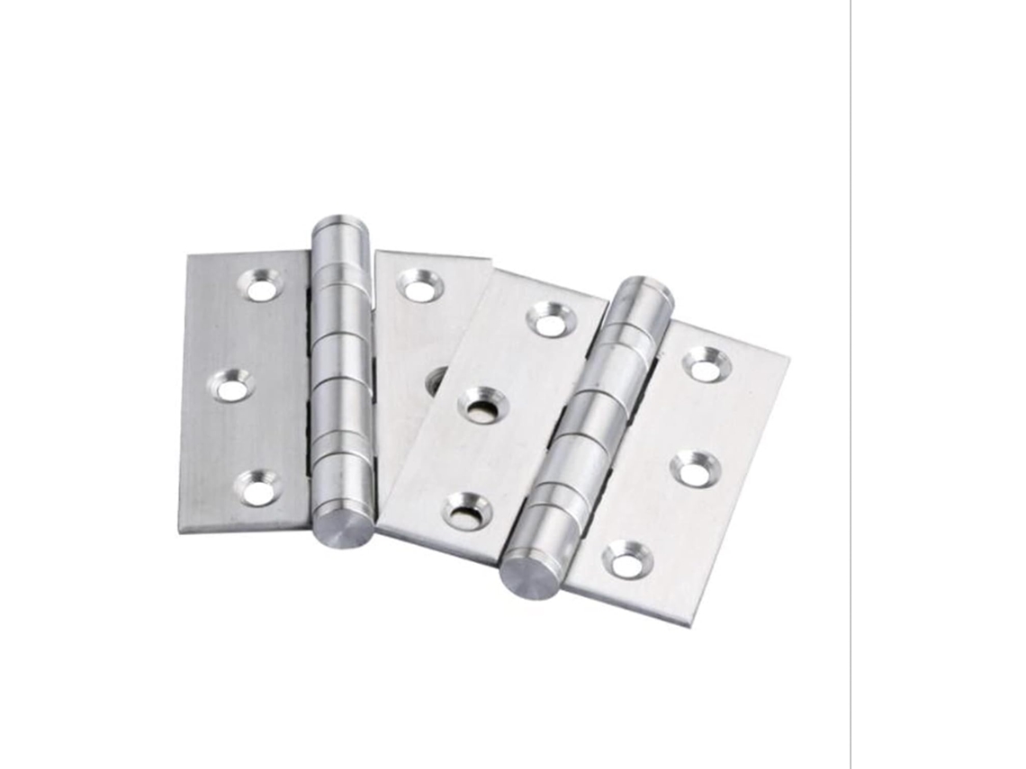 Dobradiça para porta CHEZMOI com rolamento, 4,75mm, aço inoxidável, suave