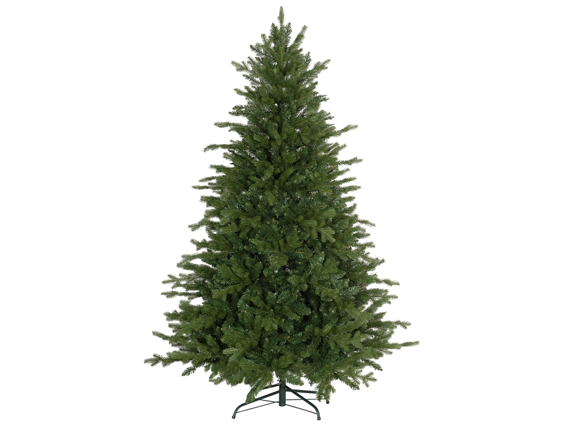 Árvore De Natal Artificial De 180 Cm Com 1821 Galhos E Base De Metal, Verde.