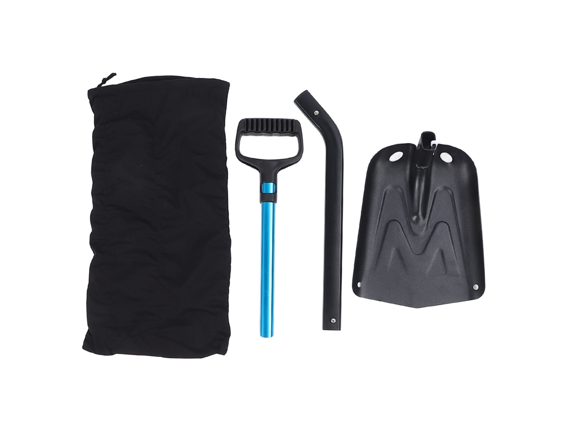 Pá de Neve Telescópica Aluminio Amovível Larga Portátil