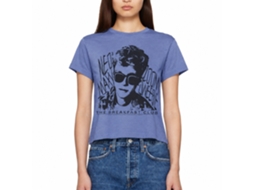 Rockinstone Breakfast Club Movie Dweebie Heather Light Blue Adult T-shirt Size:m