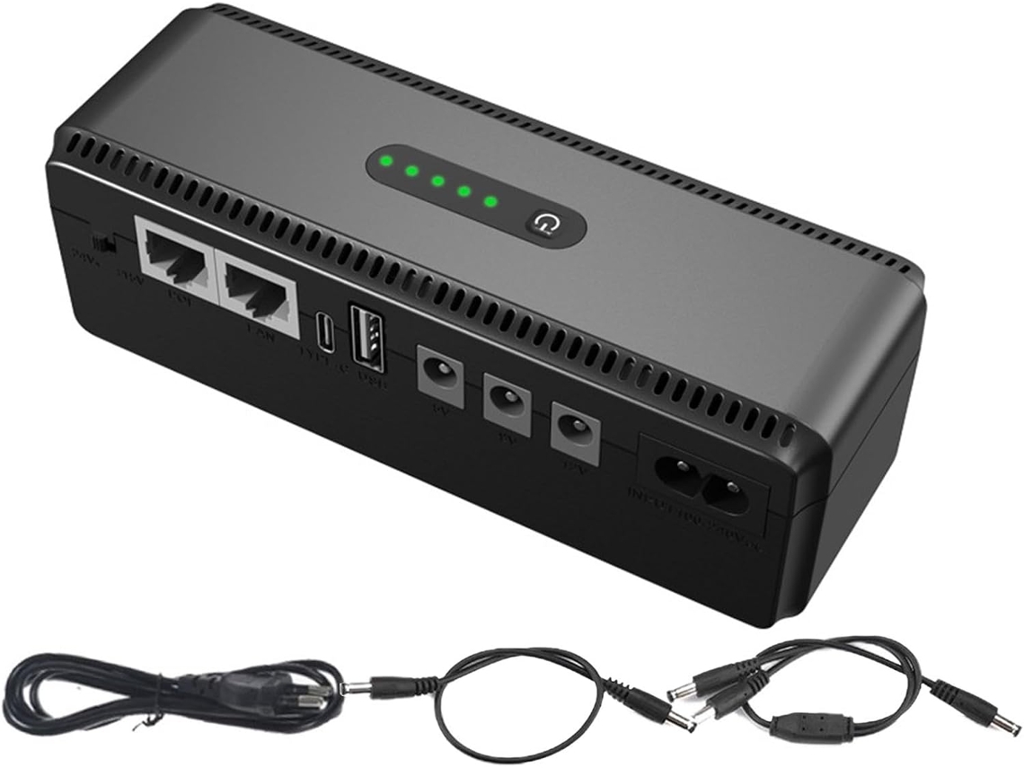 Bateria De Reserva Para Câmera De Segurança, Bateria De Reserva Para Ups, Fonte De Alimentação De Reserva De 10400 Mah Bateria De Reser Gokoco