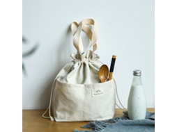 Bolsa Térmica Em Lona E Folha De Alumínio - Bolsa De Almoço Portátil Para Estudantes E Escritório Para Piquenique