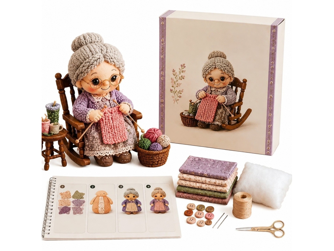 Kit De Costura E Patchwork (avó A Tricotar - Modelo 89)