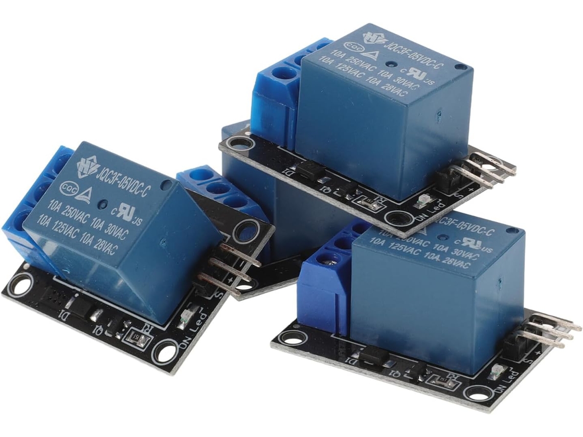 Módulo De Relé De Canal Único De 4 Peças Com Transistor Indicador De Luz