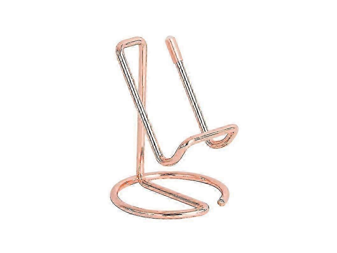 Suporte Para Celular E Tablet (2 Peças) Suporte Metálico Para Celular Porta-cartões De Visita (dourado Rosa)
