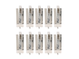 10 Peças Clips De Fixação De Vidro Para Cama Quente Acessórios De Impressora 3d Aço Inoxidável