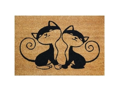 Tapete De Coco Natural Para Gatos 40x60cm Idmat
