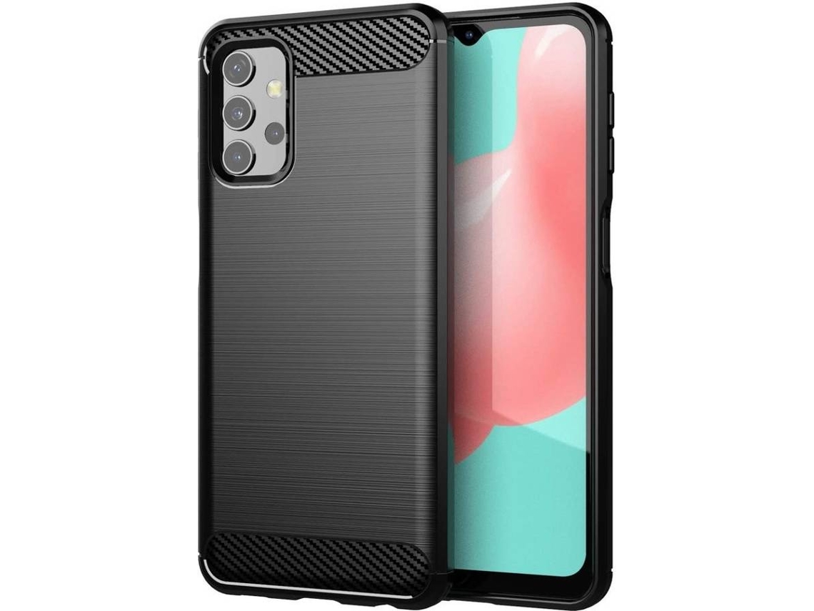 Capa Samsung Galaxy A32 5G LMOBILE Carbono Preto