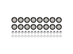 Conjunto De Polias Para Impressora 3d 48pcs Pom De Aço Estável Baixa Fricção Preto