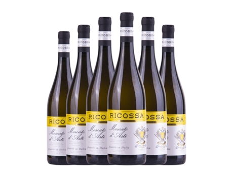 Vinho branco CANTINE DI RICOSSA Mascate Branco Moscato d'Asti (0.75 L - 6 Unidades)