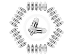 Conjunto de 30 Mini Luzes Led Subaquáticas em Prova D'água para Decoração de Festas, Casamentos, Halloween, Natal BRILVIBERA