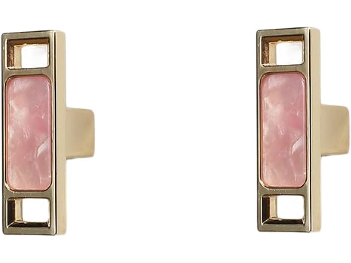 Conjunto De 2 Puxadores Para Cômoda Em Formato Concha Pérola Dourada, Para Portas De Guarda Roupa E Gavetas, Com Furo