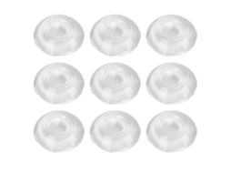 9 Protetores De Porta Transparentes, Superadesivos, Reutilizáveis, De Silicone, Para Maçanetas De Portas E Refrigeradores.
