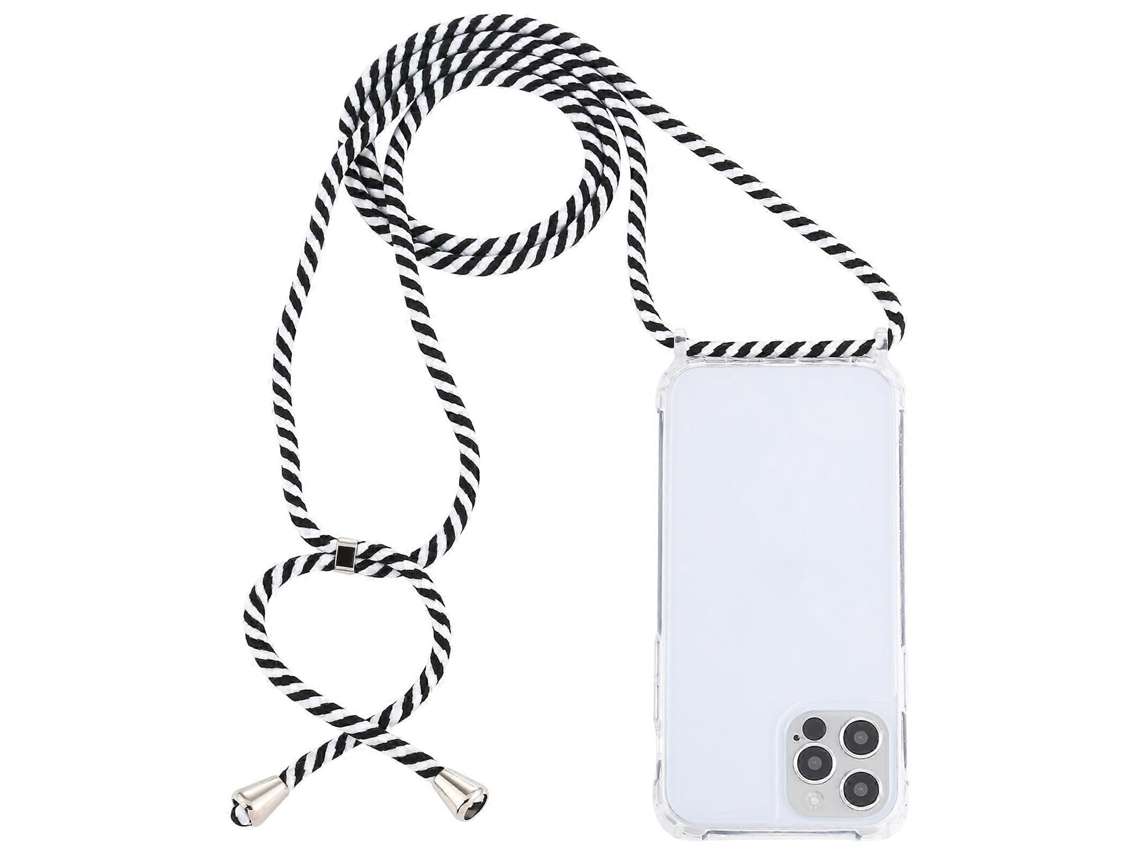 Lurelia Capa Com Cordão Iphone 15 Pro Acrílico Airbag Antichoque