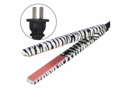 2026 1 Unidade de Plancha de Cabelo Portátil com Listras de Zebra Ferramenta Elétrica para Alisar e Pentejar os Cabelos