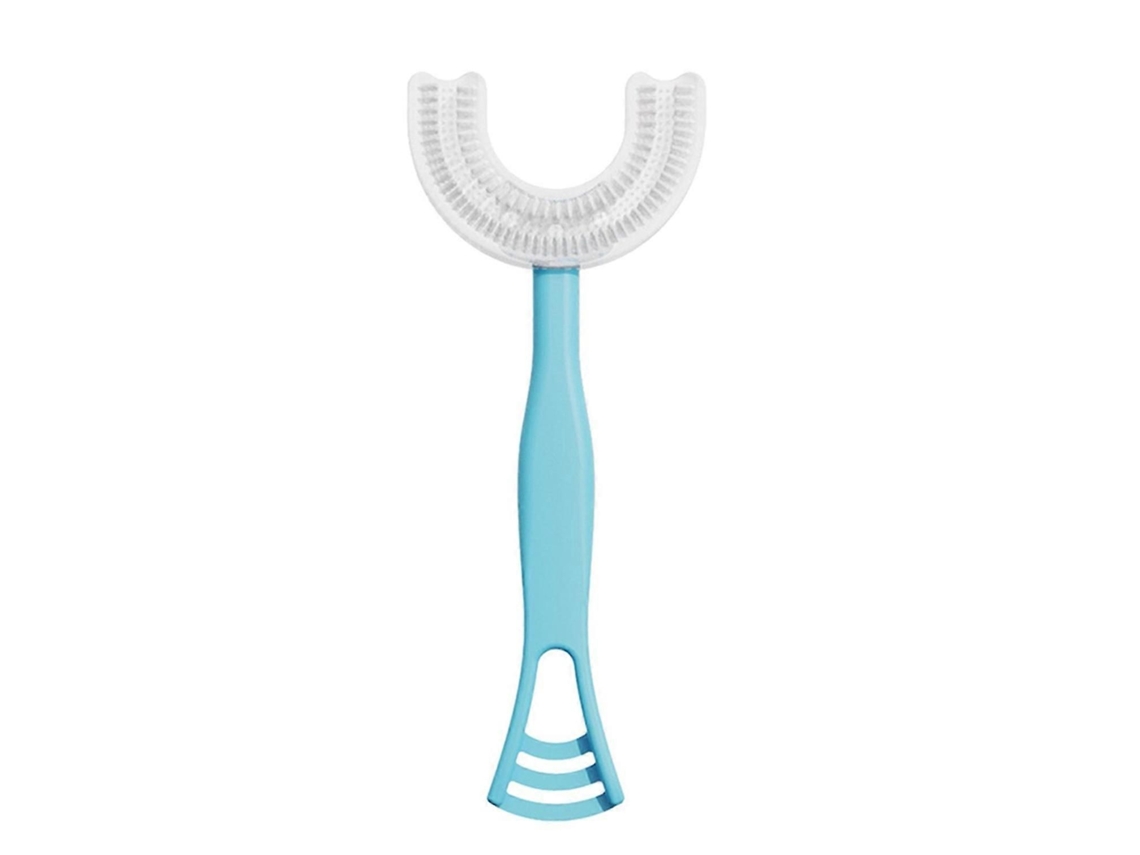 Escova De Dentes Infantil De Silicone Macio Com Limpeza 360 Graus Em Formato De U, Treinamento Papanicolaou.