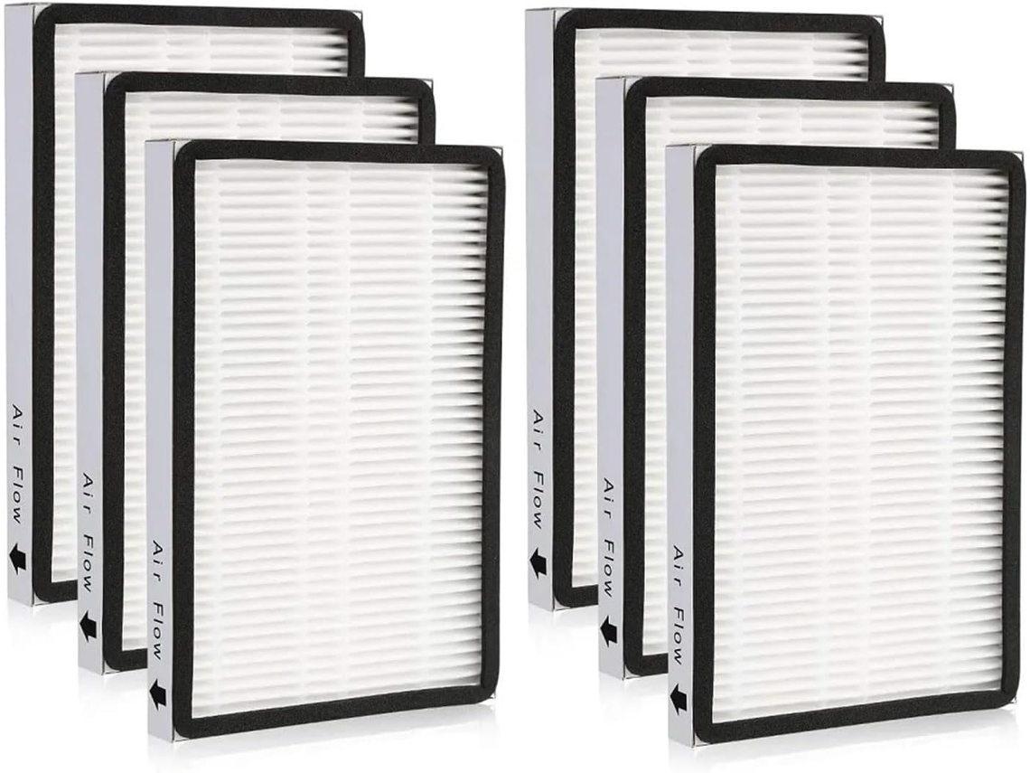 Conjunto De 6 Filtros Reutilizáveis Compatíveis Com O Aspirador