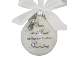 Bola de plástico com anjo para homenagem, decoração memorial, LAXISCREED