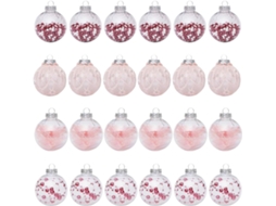 Conjunto De 24 Bolas De Natal Inquebráveis Para Árvore De Natal, 2