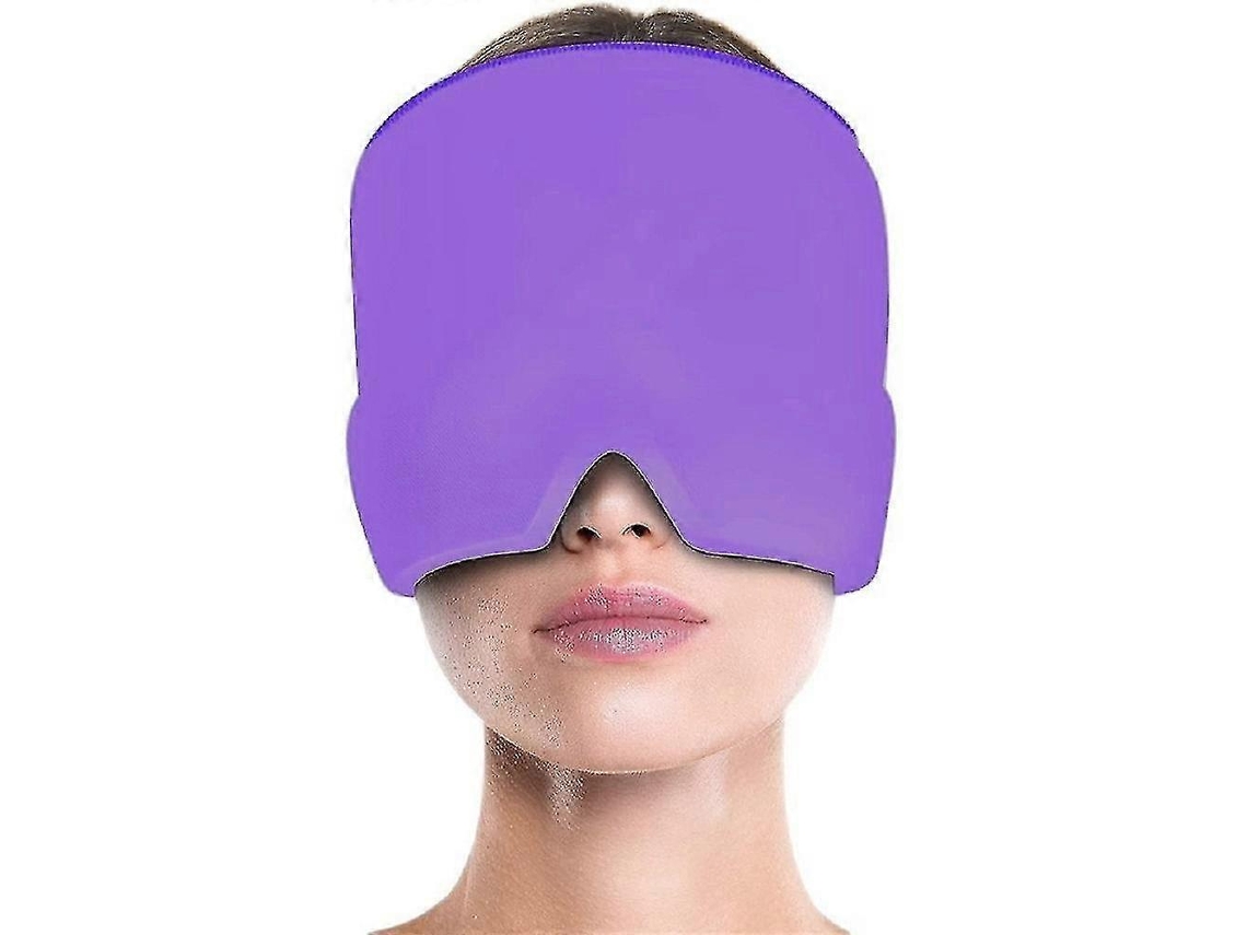 Touca de Gelo para Enxaqueca e Dor de Cabeça, Terapia Quente e Fria AQUAFORGE