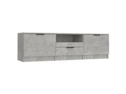 MAISON EXCLUSIVE Móvel P/ Tv em Madeira Processado Cinzento Cimento (140x35x40 cm)