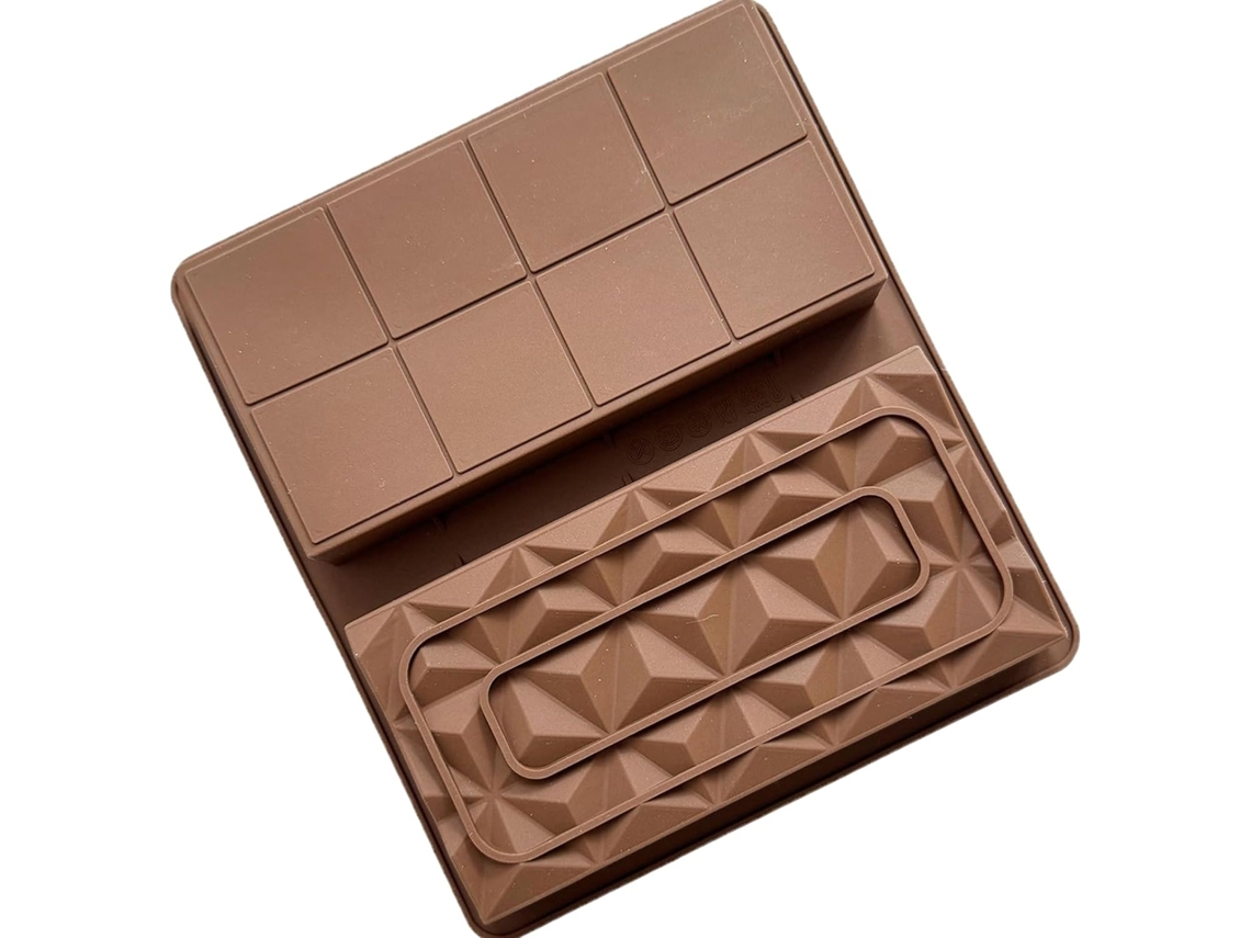 Forma Barras De Chocolate, Ideal Assar Outros Doces E Alimentos.