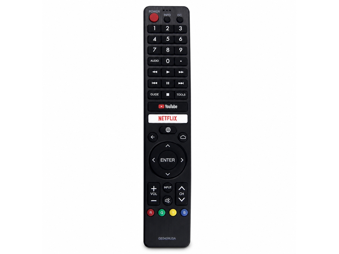 Comando Remoto Infravermelho Para Tv Compatível Com Sharp Gb345wjsa, Sem Configuração E Sem Controlo Por Voz