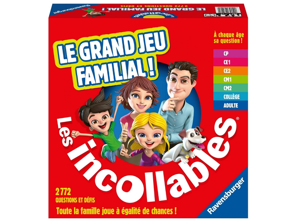 Jogo Infantil RAVENSBURGER Incollables (Idade Mínima Recomendada: 6 anos)