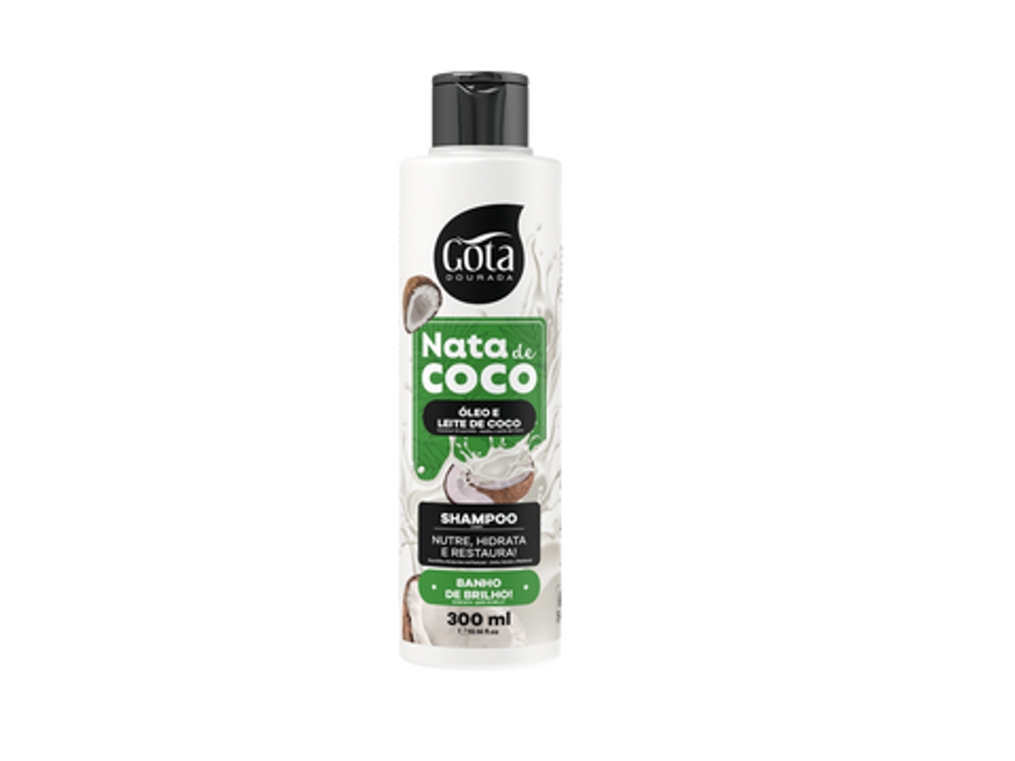 Champô Creme de Coco 300Ml GOTA DOURADA