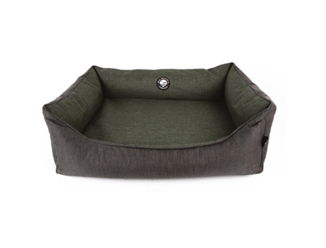Cama para Cão e Gato em formato de cesto MARTIN SELLIER Anthracite & Kaki 55 x L. 40 x A. 23