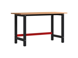 Bancada de trabalho VIDAXL Marrom Oak Wood (140 x 60 x 81.5 cm)