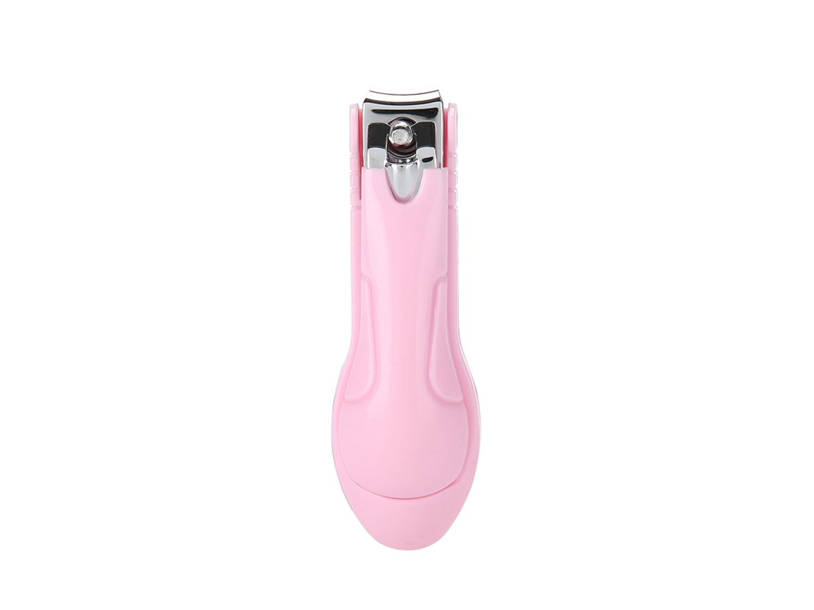 Tesoura multifuncional de aço inoxidável para unhas, ideal para uso manual e pedicure.