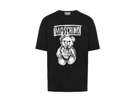 T-shirt De Homem Moschino Couture Poliéster Preto (xl)