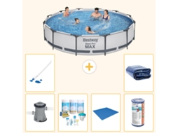 Bestway Piscina Bestway Steel Pro Max Redonda - 366x76 Cm - 7-peças S21692