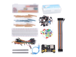 Kit de Componentes Eletrônicos Iniciais com Breadboard de 830 Pontos